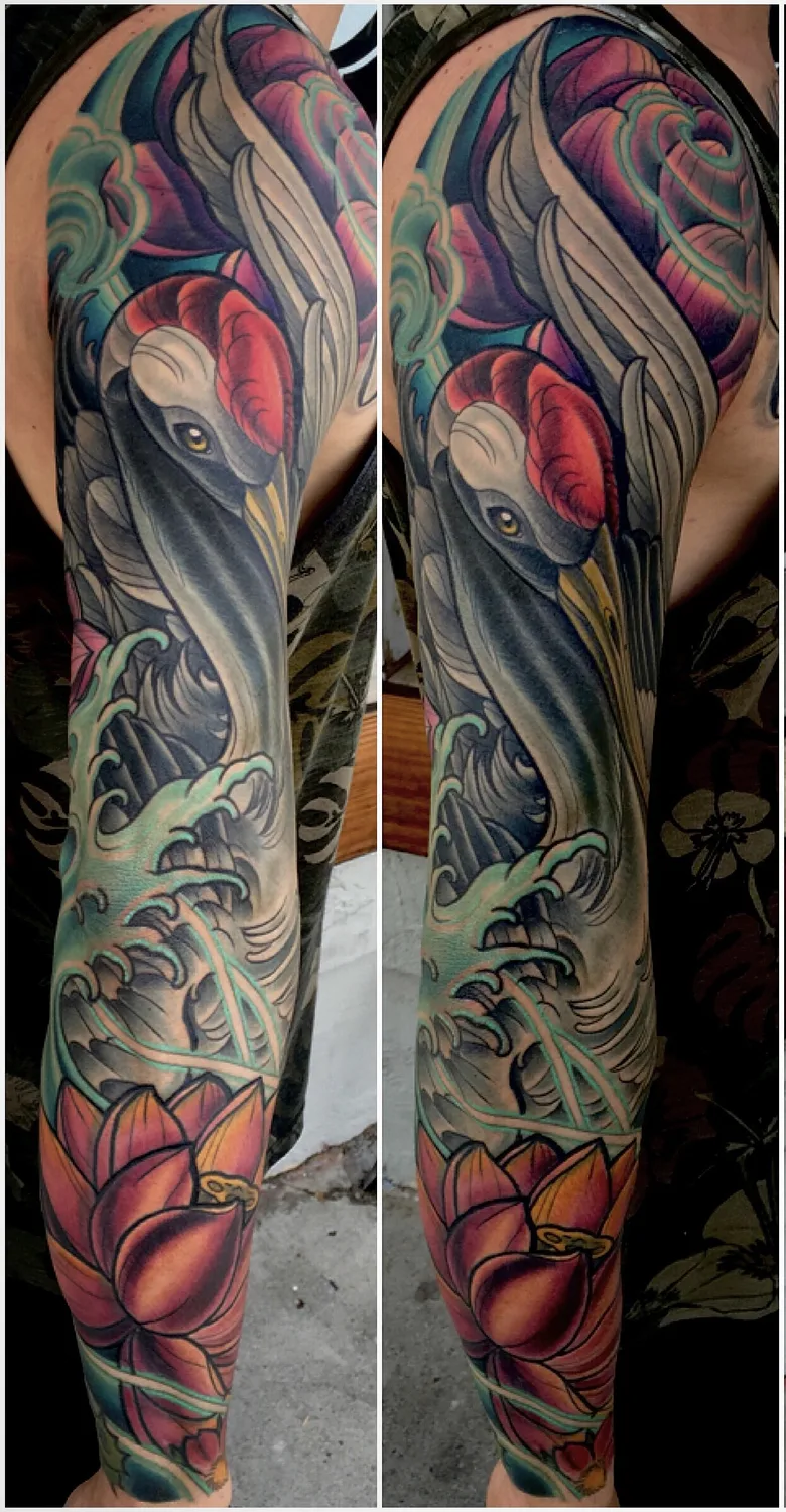 Illustrative women faces color sleeve by Terry Ribera, San Diego