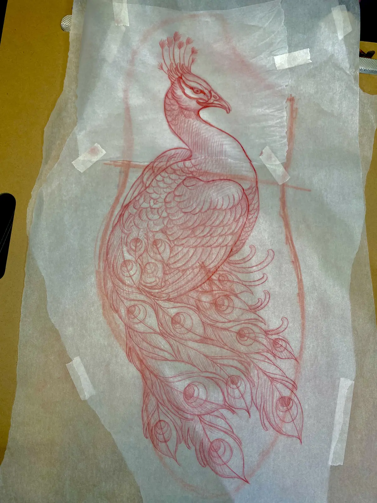 Custom tattoo design sketch 36 from a drawing consultation with Terry Ribera at Remington Tattoo, San Diego