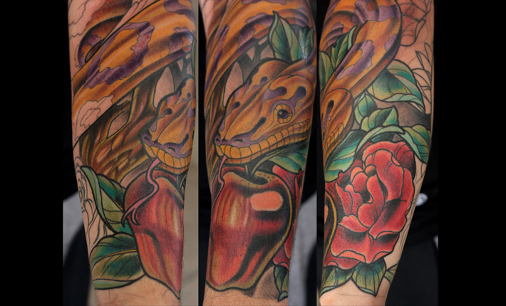Terry Ribera tattoo Artist at San Diego's best Remington Tattoo