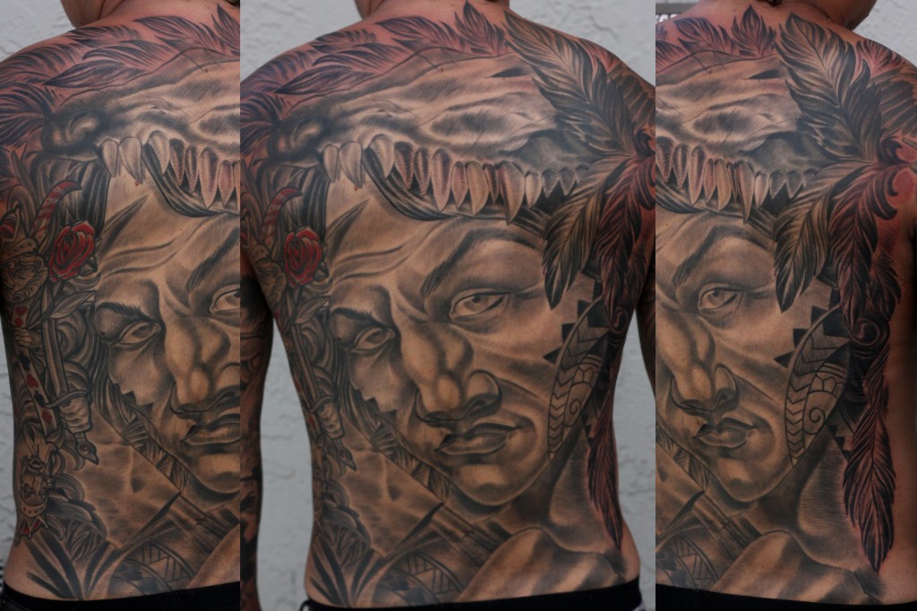 San Diego Tattoo Artist - Terry Ribera - Custom Warrior Tattoo