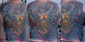 San Diego Tattoo Arist - Terry Ribera - Back Tattoo